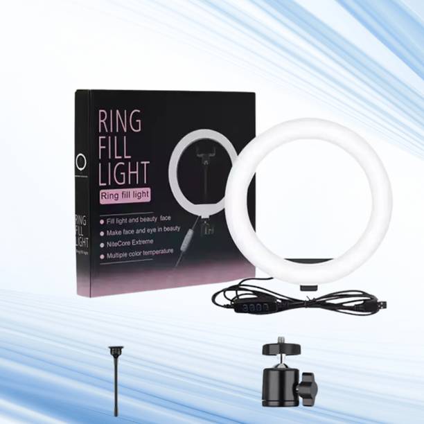 SRIGEETA Ring Light 10 Inch for Zoom Videos Ring Flash