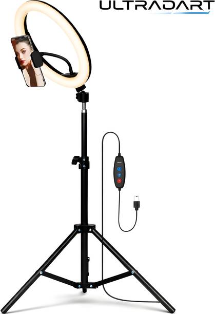 ULTRADART Professional 14 Inch Ring Light with Tripod Stand for Photography Ring Flash