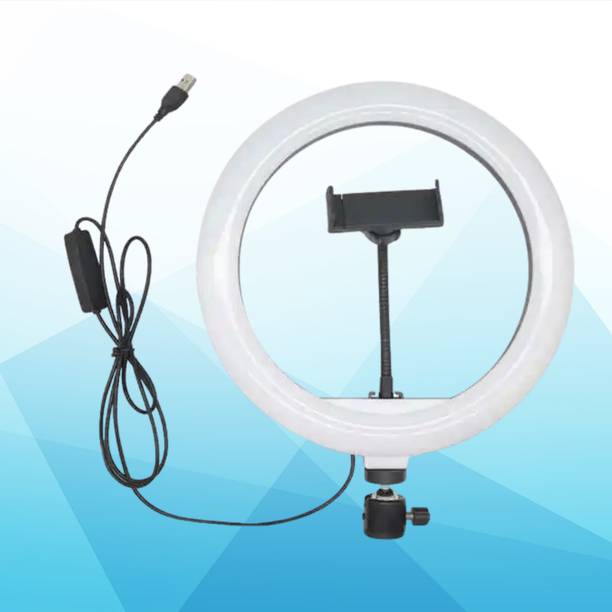 BITWEAVE 10 Inch LED Ring Light for Portraits – 3 Light Intensities Ring Flash