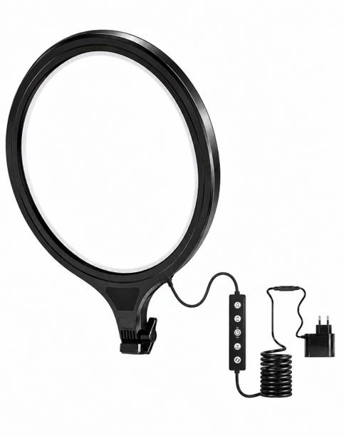 BROLAVIYA 14 Inch Fill LED Ring Light with 12V Power Adaptor Ring Flash