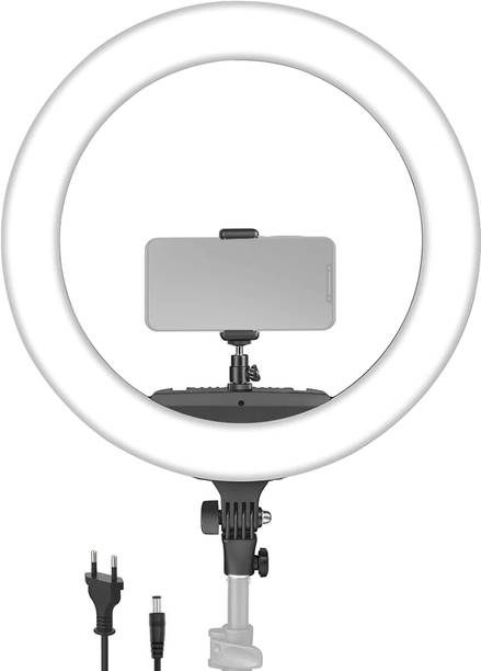 Prolite Ring Light 18 inch LED Light with Mobile Holder | Color & Brightness Control | Ring Flash