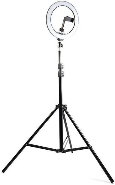 OneXsale Broadcast Live Stream LED 10 inch Ring Light with 7 feet Tripod Stand Ring Flash
