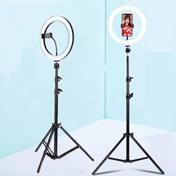 LUMIFAME Ring Light with Tripod Stand Ring Flash