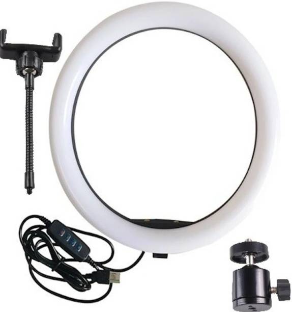 ZAXART 12 inch Selfie LED Ring Light, phone Holder Ring Flash