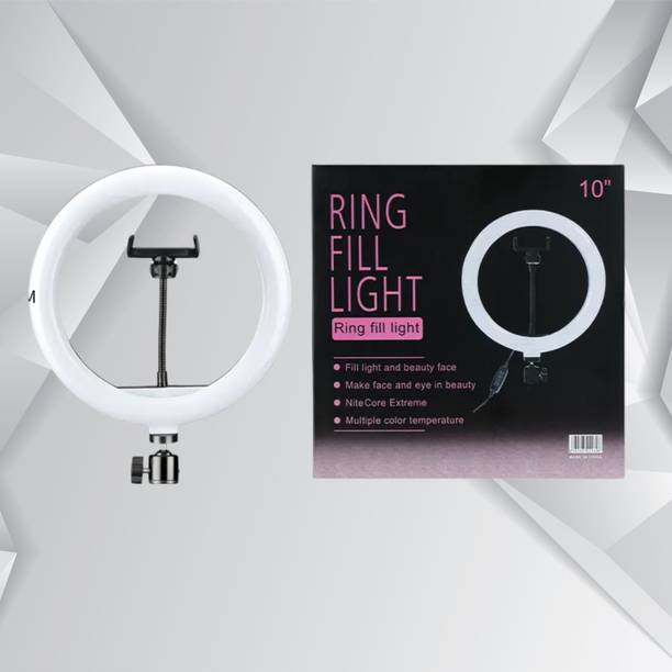 BITWEAVE 10” LED Ring Light – With Universal Phone Clip Ring Flash