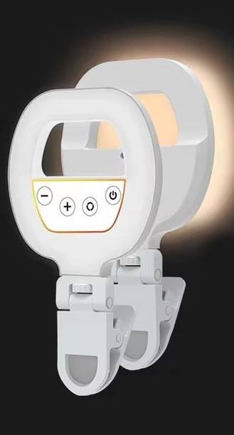 SOJUBA RGB Effect W60 Mini Makeup Selfie Ring Light with Clip Portable LED Fill Light Ring Flash