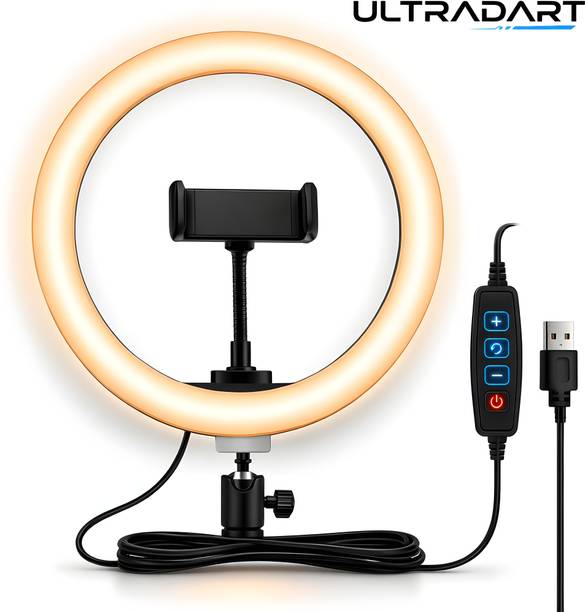 ULTRADART 14 Inch LED Ring Light for Makeup, YouTube Video & Live Streaming Ring Flash
