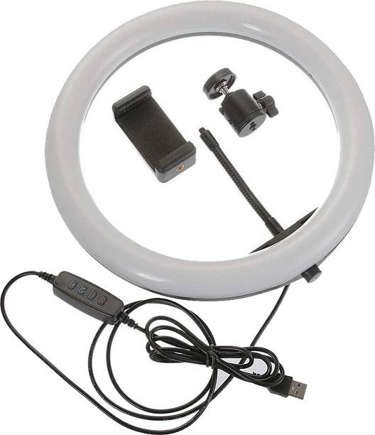 SRIGEETA Best Quality 10inch big selfie ring light with 3 modes & 10brightness levels Ring Flash