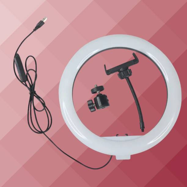 BITWEAVE 10-Inch Fill Light with Mobile Mount Clamp Ring Flash