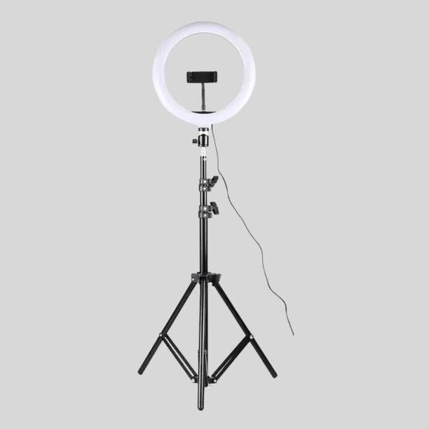 VIJYIONCS Ring Light with tripod stand for Smartphone PhotoVideo Tiktok makeup Ring Flash