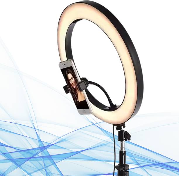 BITWEAVE 10-Inch LED Ring Light for Food Photography – 3 Colors Ring Flash
