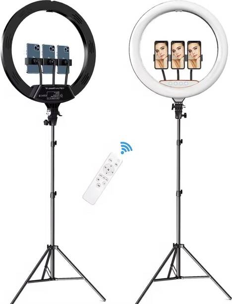 OneXsale Professional 18" LED Ring Light for Perfect Lighting -Ideal for Content Creators Ring Flash