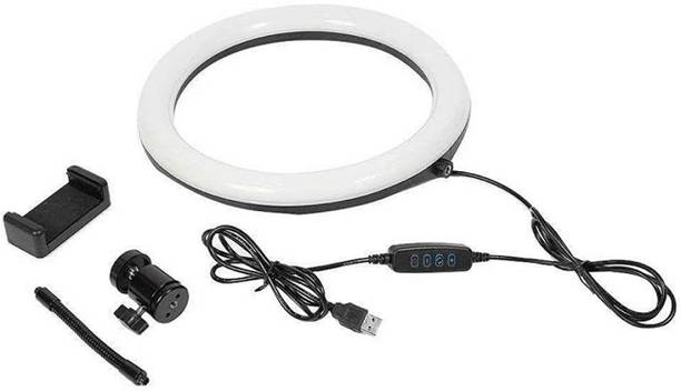 Planetoid LED Ring Light 10 Inch With Cell Phone Holder Without Tripod Stand Flash Ring Flash