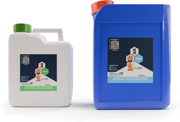 MR JO Floorkot-CLR 7.5kg Clear Floor Coating for 3D Floors & Concrete Gloss Epoxy Floor Coating Paint