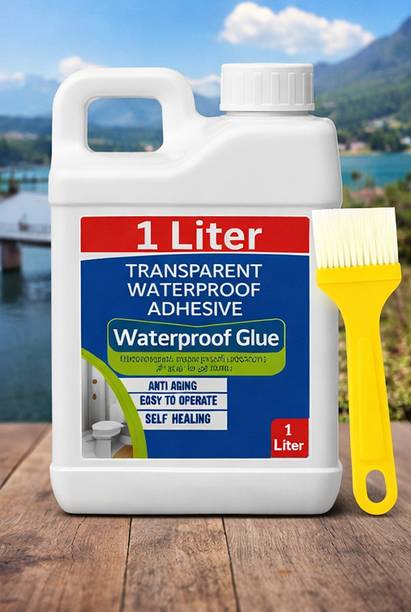 DHRUVIKA ENTERPRISE 1000ML Premium Waterproof Seal Glue for Roof Wall Leak Repair Epoxy Floor Coating Paint
