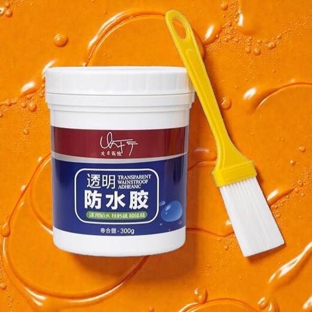 DHRUVIKA ENTERPRISE Waterproof Resin Epoxy Roof Sealant with Brush | Crack Seal Glue | Self-Adhesive Epoxy Floor Coating Paint
