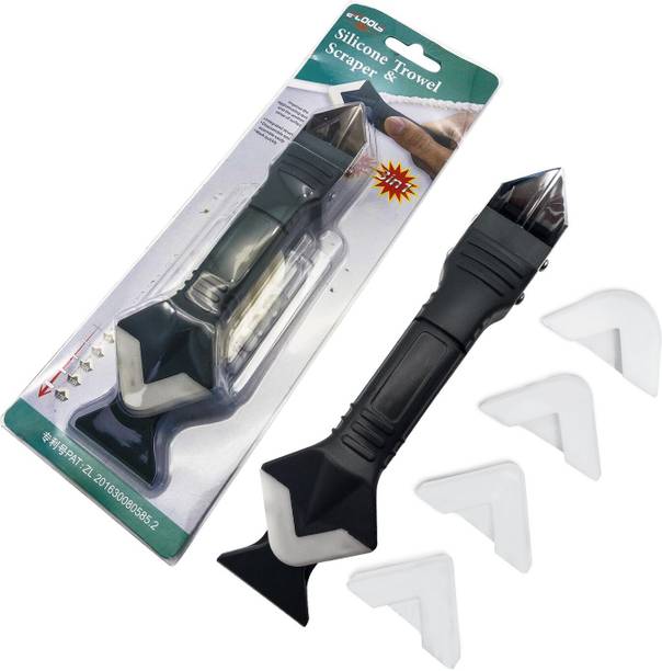 Roswaqio 3 in 1 Silicone Caulking Grouting Tool Epoxy Floor Coating Paint