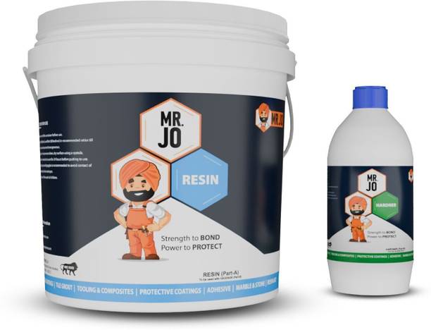 MR JO Floorkot-HB Epoxy Floor Coating [Grey, 6kg] | Chemical Resistant Industrial Coat Epoxy Floor Coating Paint