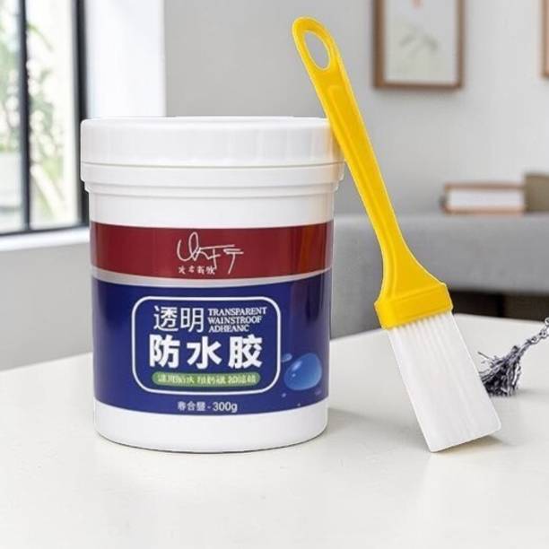DHRUVIKA ENTERPRISE Waterproof Resin Epoxy Roof Sealant with Brush | Crack Seal Glue | Self-Adhesive Epoxy Floor Coating Paint