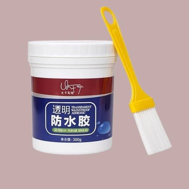DHRUVIKA ENTERPRISE Waterproof Resin Epoxy Roof Sealant with Brush | Crack Seal Glue | Self-Adhesive Epoxy Floor Coating Paint