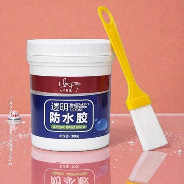 DHRUVIKA ENTERPRISE Waterproof Resin Epoxy Roof Sealant with Brush | Crack Seal Glue | Self-Adhesive Epoxy Floor Coating Paint