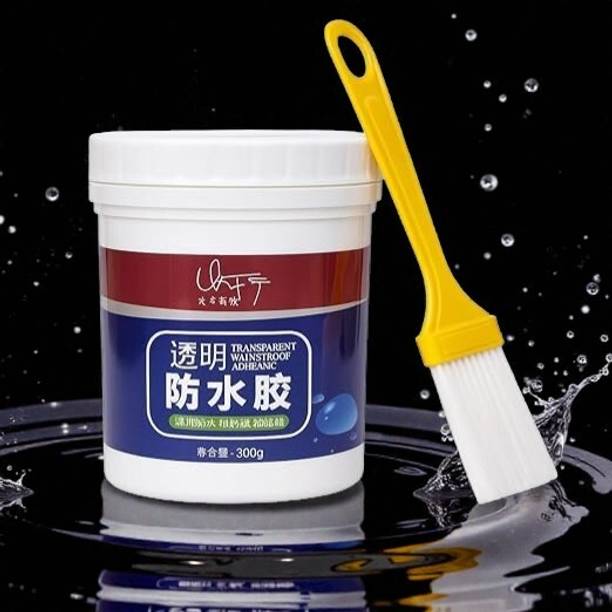 DHRUVIKA ENTERPRISE Waterproof Resin Epoxy Roof Sealant with Brush | Crack Seal Glue | Self-Adhesive Epoxy Floor Coating Paint