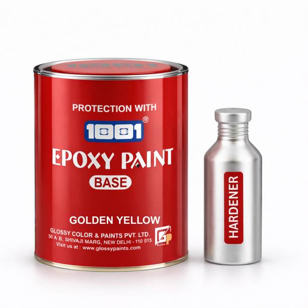 1001 Epoxy HB Finish Paint 3:1 Golden Yellow High Gloss Metal & Floor Functional Floor Coating Paint