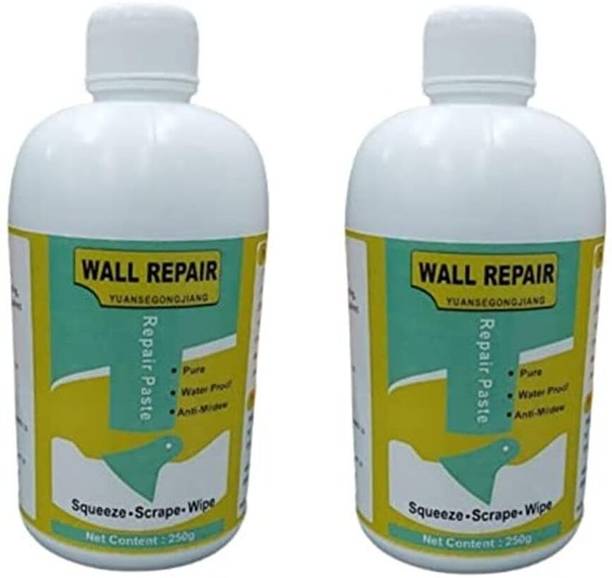 BME 2pc Wall Crack Repair Paste 250gm with Scraper Tool Epoxy Floor Coating Paint