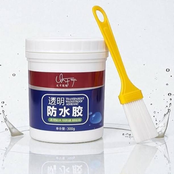 DHRUVIKA ENTERPRISE Waterproof Resin Epoxy Roof Sealant with Brush | Crack Seal Glue | Self-Adhesive Epoxy Floor Coating Paint