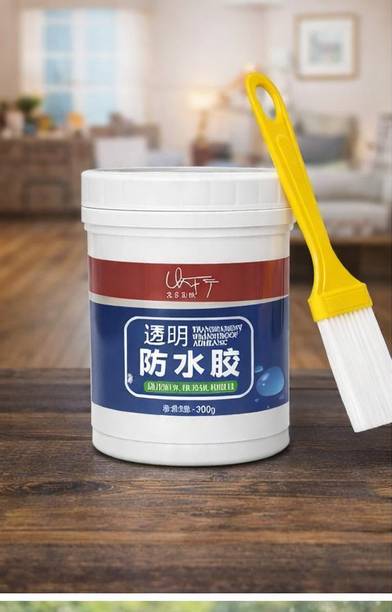 DHRUVIKA ENTERPRISE Waterproof Resin Epoxy Roof Sealant with Brush for Leak and Crack Repair Epoxy Floor Coating Paint
