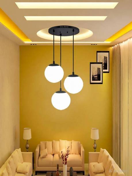 ayriv 3 Milky Doom Hanging Luster Light Pendants Ceilin...