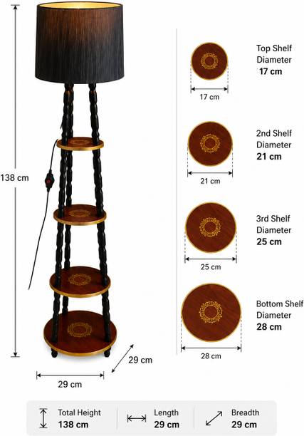 Shree Enterprises Column Floor Lamp