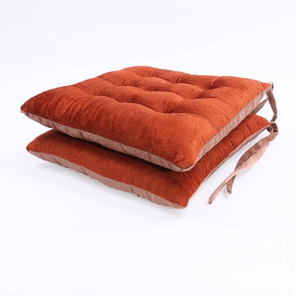 monarch home art DOUBLE TONE CHAIRPAD COMBO 2 PIECE rust Meditation Chair, Floor Chair, Lazy Chair, Reading Chair, Yoga Chair