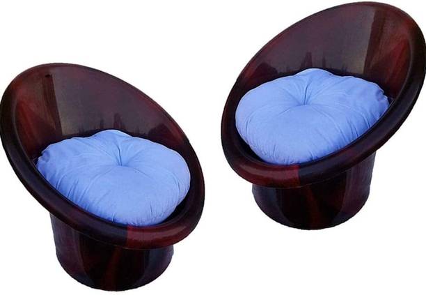 ANJWAR ANJWAR Tun chairs (Rosewood) - Set of 2 Rosewood Floor Chair, Reading Chair