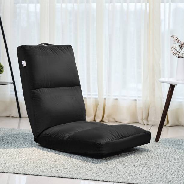 MY ARMOR MY ARMOR Black Floor Chair, Lazy Chair, Meditation Chair, Reading Chair, Yoga Chair