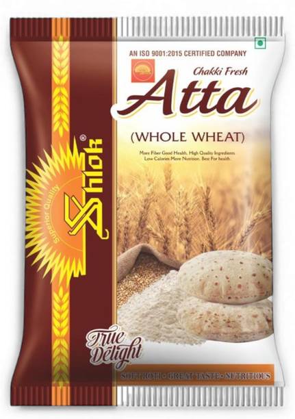 Shlok WHOLE WHEAT CHAKKI FRESH ATTA