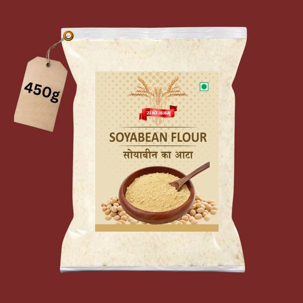 Sambhojanam BEST QUALITY SOYABEAN FLOUR/SOYABEAN ATTA-0.45 kg