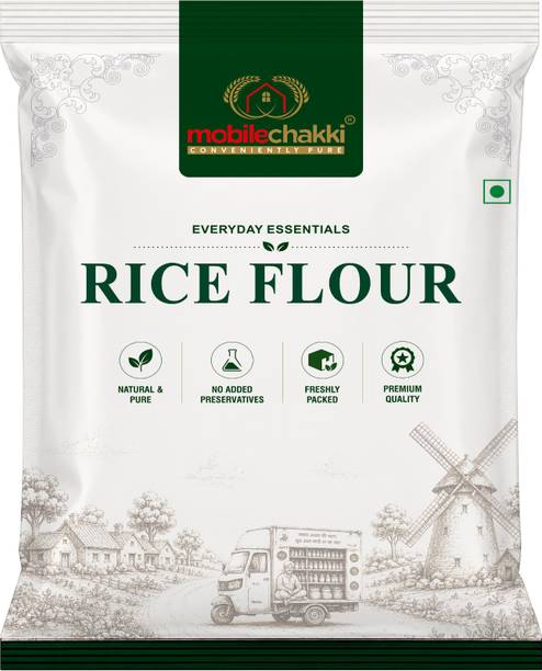 MOBILE CHAKKI Rice Flour | Premium Fine Rice Atta | Fresh & Naturally Gluten Free