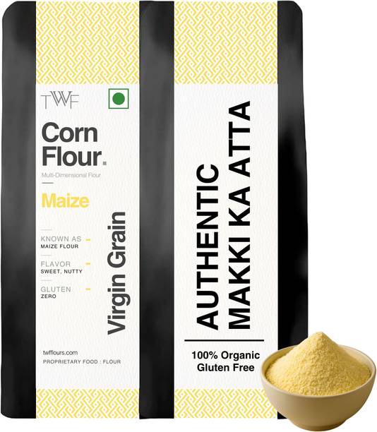 TWF Maize Flour | Makki Ka Atta | Corn Flour | Gluten-Free | For Makki Ki Roti