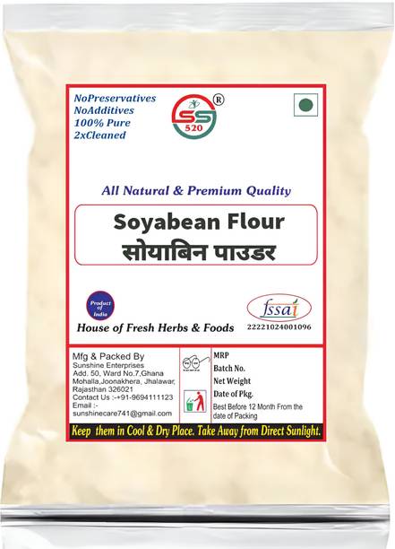 SS520 Natural Soya Bean Yellow Soyabin Powder Cereal Grain Protein Flour