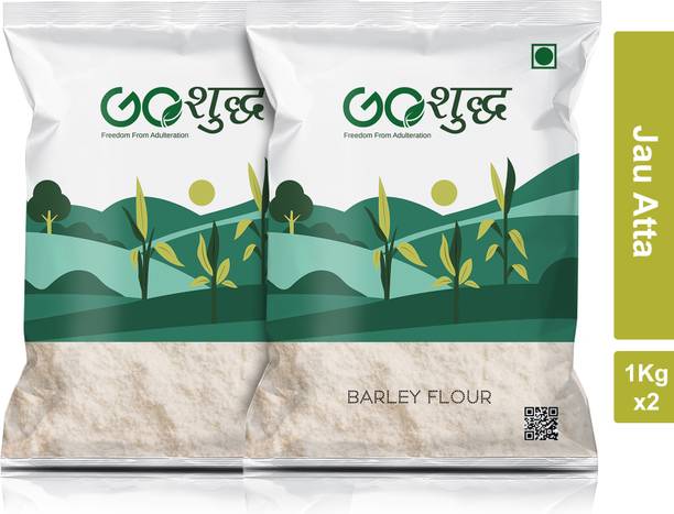 Goshudh Premium Quality Barley Flour (Jau Atta)-500gm (Pack Of 2)