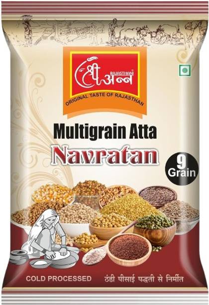 RajasthanishreeAnn Multigrain 9-grain atta | 75% Millets & 25% wheat | Tasty and Rotis everyday