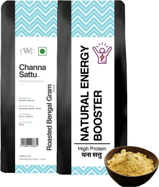 TWF Channa Sattu Atta|Sattu Powder|Roasted Bengal Gram| Natural Coolant for Summers