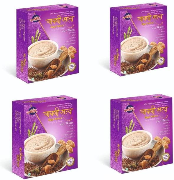 Purnanand Organic Sprouted Ragi Sattva with Dry Fruits |Nachni Sattva |Gluten Free |