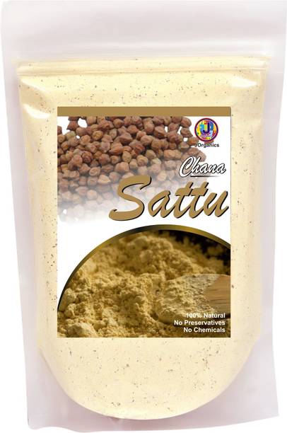 J ऑर्गेनिक्स चना सत्तू सभी प्राकृतिक और फाइबर युक्त, २५० ग्राम