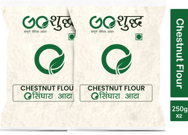 Goshudh Premium Quality Chestnut Flour/Singhada Atta Pack Of 2 (250g each)