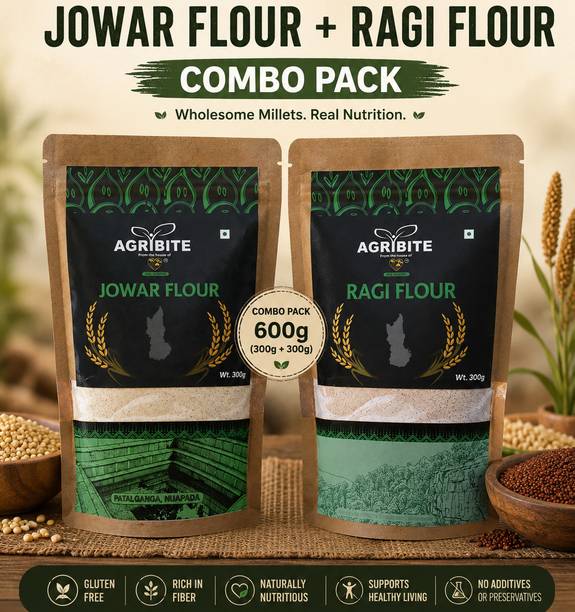 Soil To Serve Agribite Ragi*Jawar Flour from the farmer of Nuapada (Combo Pack)