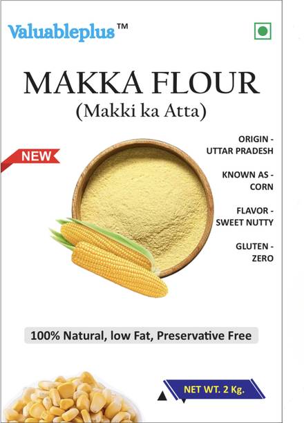 valuableplus Deshi Makka Flour (Corn Flour), 100% Natural
