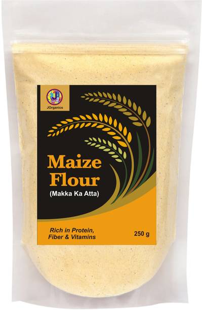 J Organics 100% Natural & Original Corn Flour/Makki Atta Makkai Atta Corn Dalia