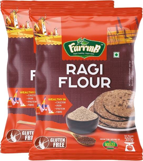 FarrmB Ragi Flour (Finger Millet) | Gluten Free & Rich in Calcium
